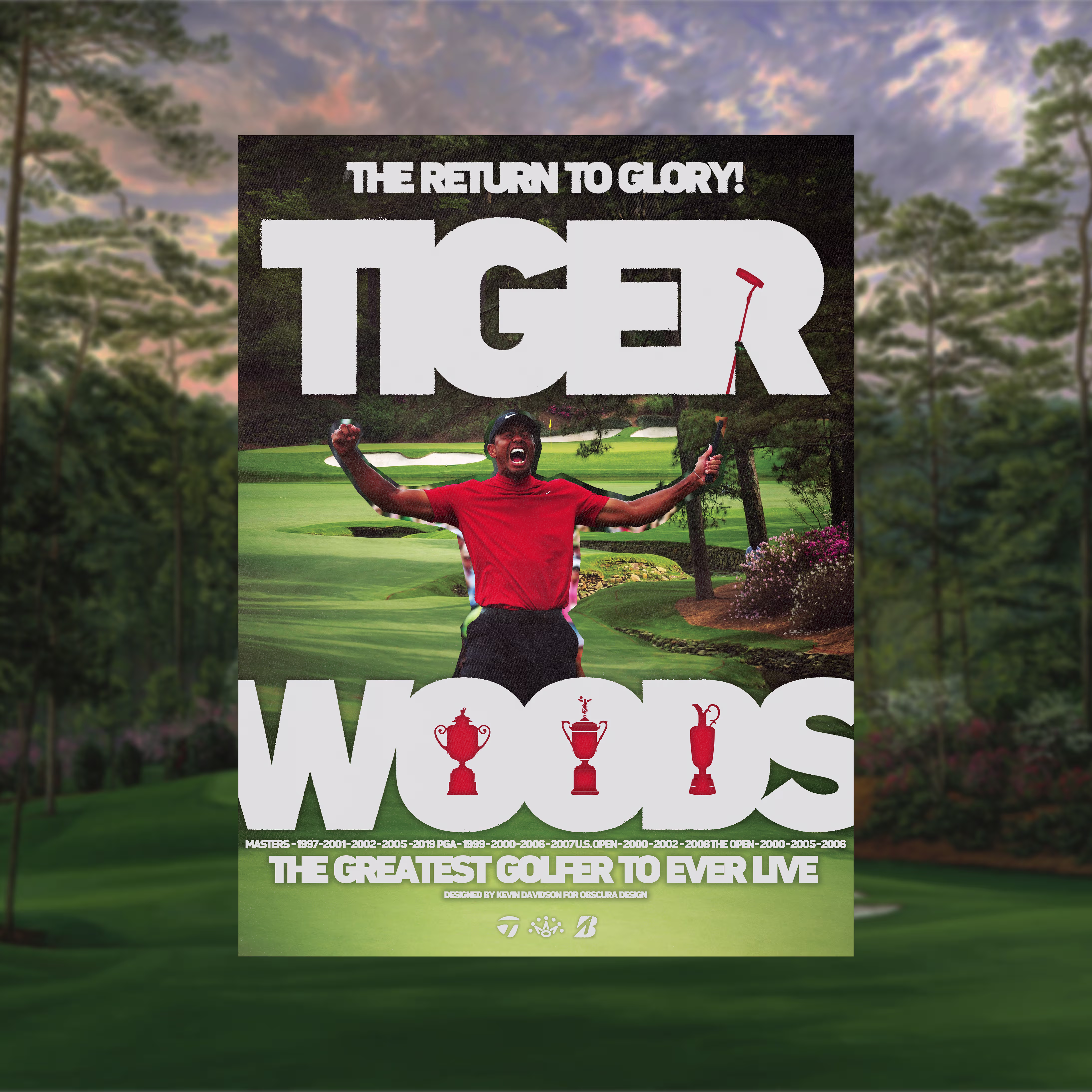 Tiger Woods Poster Design